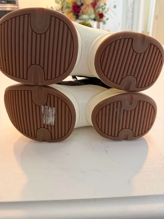 Black and Brown Glitter High-Top Sneakers - Picture 5 of 6